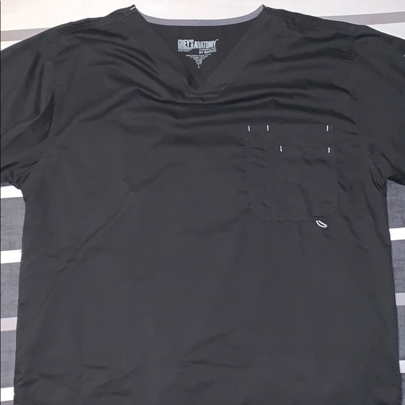Black Grey’s Anatomy scrub top size L - Picture 3 of 3